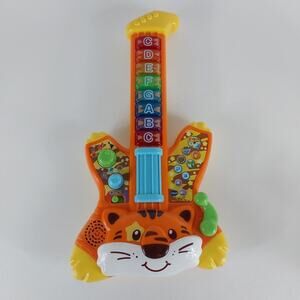 VTech Zoo Jamz Tiger Rock Guitar, Orange - Tested